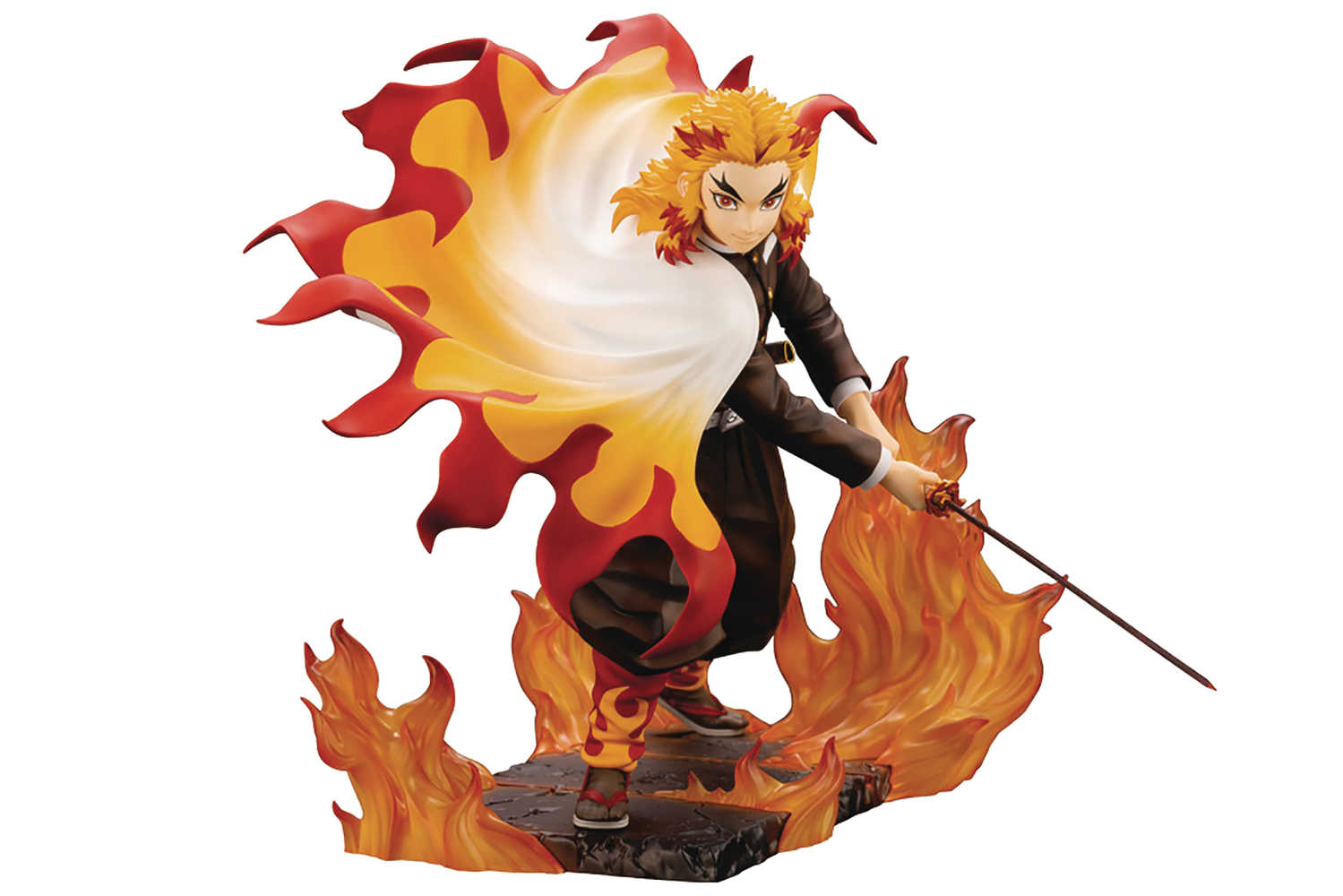 Demon Slayer Kimetsu Kyojuro Rengoku Artfx J Statue | Dragon's Lair Comics and Fantasy Houston TX