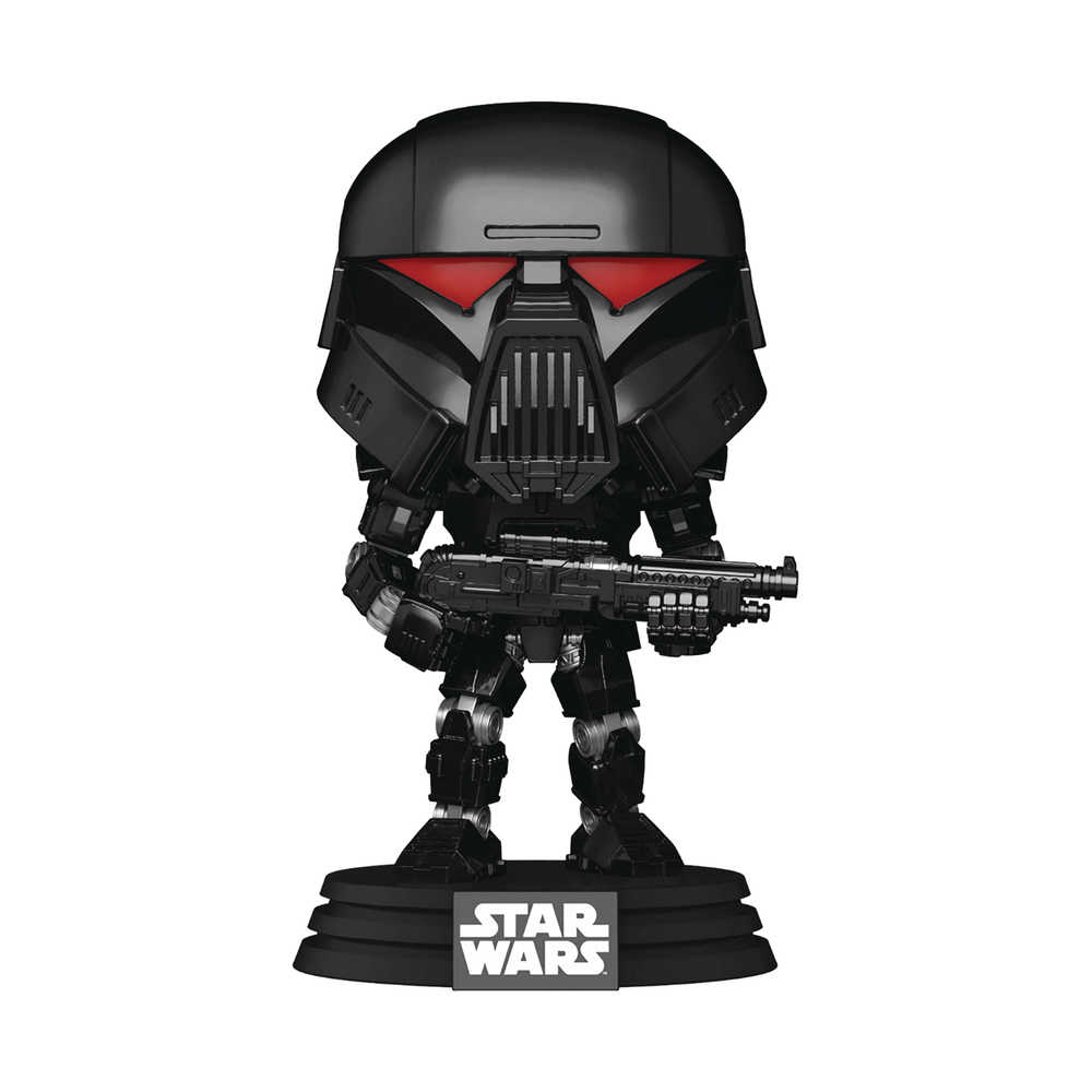 Pop Star Wars Mandalorian Dark Trooper Battle Vinyl Figure | Dragon's Lair Comics and Fantasy Houston TX