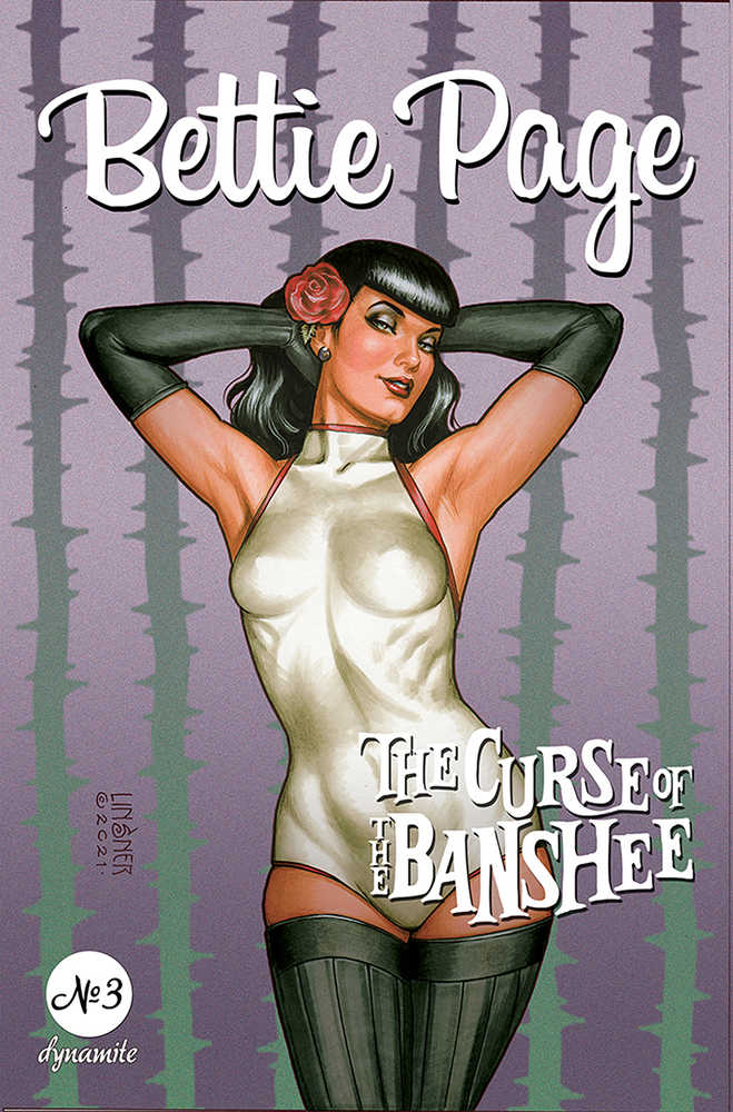 Bettie Page & Curse Of The Banshee #3 Cover B Linsner | Dragon's Lair Comics and Fantasy Houston TX