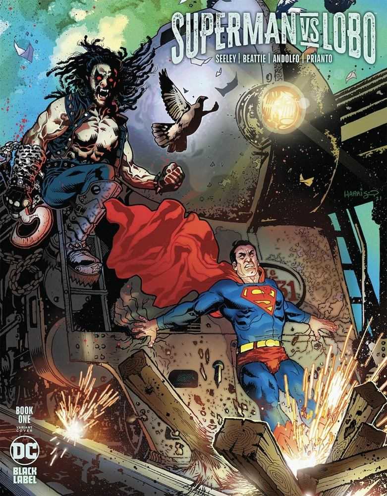 Superman vs Lobo #1 (Of 3) Cover C Tony Harris Variant (Mature) | Dragon's Lair Comics and Fantasy Houston TX