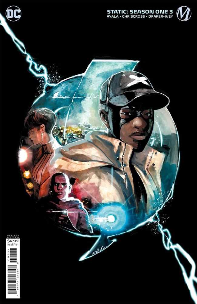 Static Season One #3 (Of 6) Cover B Nikolas Draper-Ivey Card Stock Variant | Dragon's Lair Comics and Fantasy Houston TX