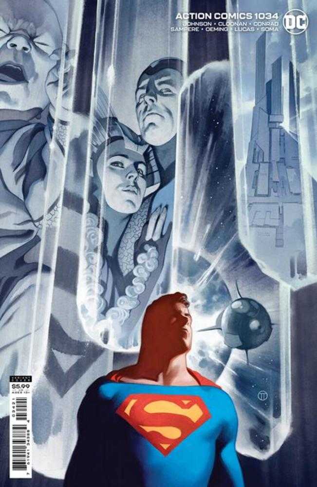 Action Comics #1034 Cover B Julian Totino Tedesco Card Stock Variant | Dragon's Lair Comics and Fantasy Houston TX