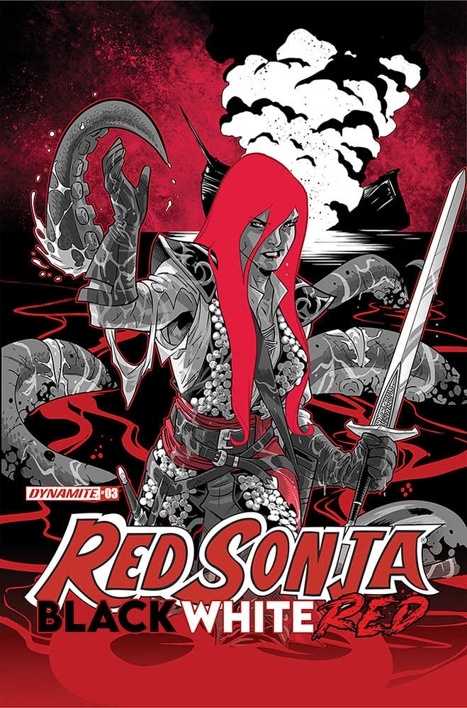 Red Sonja Black White Red #3 Cover B Izaakse | Dragon's Lair Comics and Fantasy Houston TX