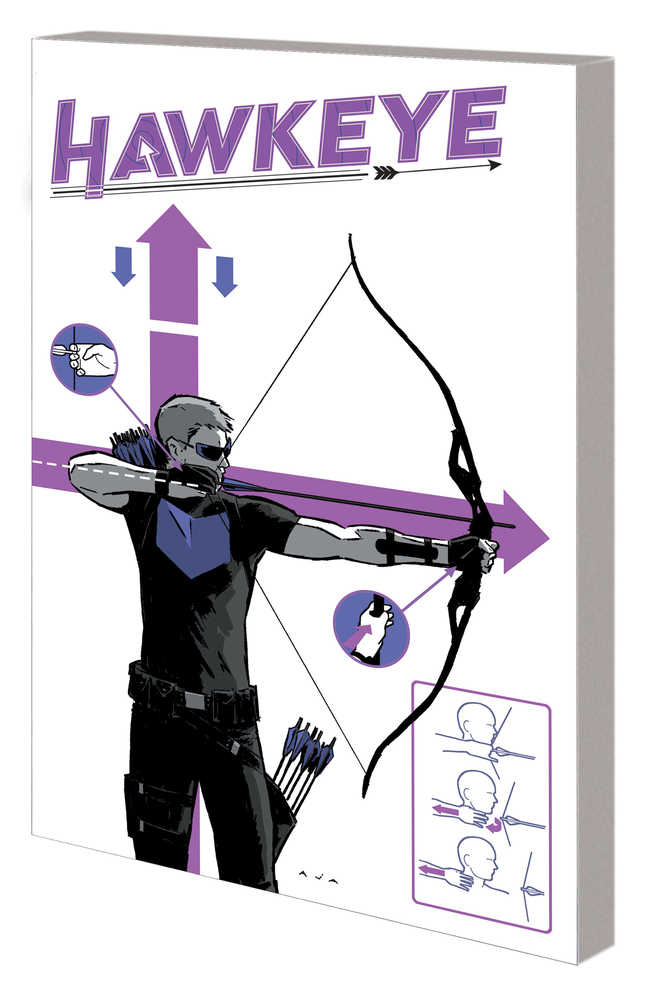 Hawkeye By Fraction Aja TPB Saga Barton Bishop Aja Direct Market Variant | Dragon's Lair Comics and Fantasy Houston TX