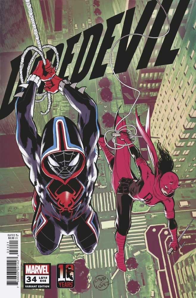 Daredevil #34 Miles Morales 10th Anniv Variant | Dragon's Lair Comics and Fantasy Houston TX