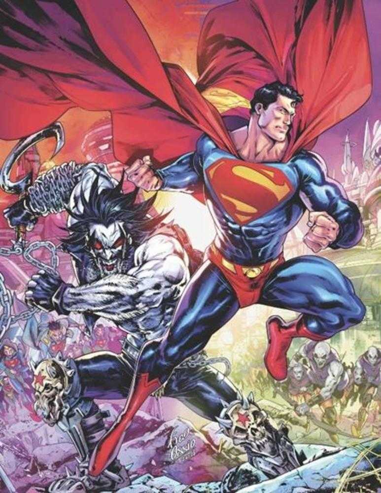 Superman vs Lobo #2 (Of 3) Cover B Fico Ossio Variant (Mature) | Dragon's Lair Comics and Fantasy Houston TX