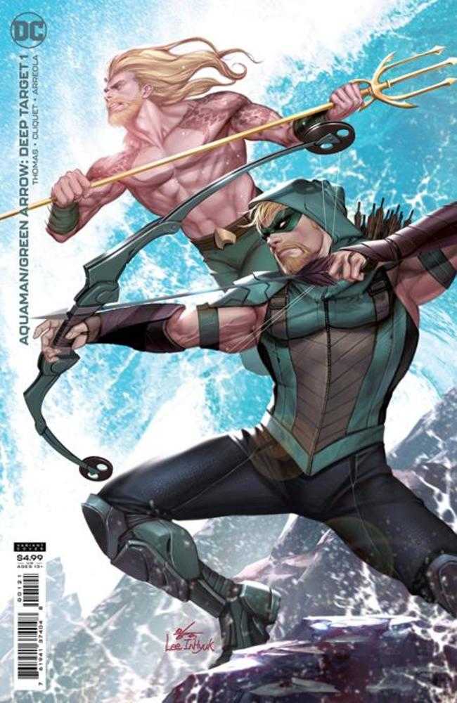 Aquaman Green Arrow Deep Target #1 (Of 7) Cover B Inhyuk Lee Card Stock Variant | Dragon's Lair Comics and Fantasy Houston TX