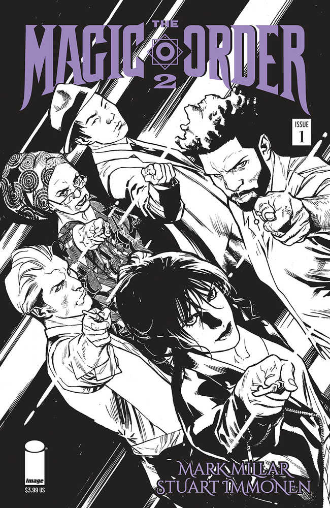 Magic Order 2 #1 (Of 6) Cover B Immonen Black & White (Mature) | Dragon's Lair Comics and Fantasy Houston TX