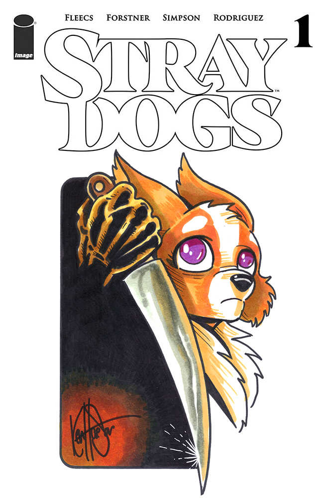 Df Stray Dogs #1 5TH Printing Blank Variant Haeser Signed | Dragon's Lair Comics and Fantasy Houston TX