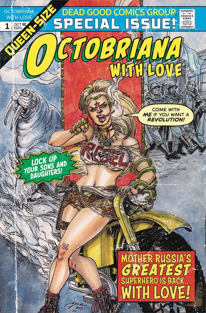 Octobriana With Love #1 Cover B Joyce Chin (Mature) | Dragon's Lair Comics and Fantasy Houston TX