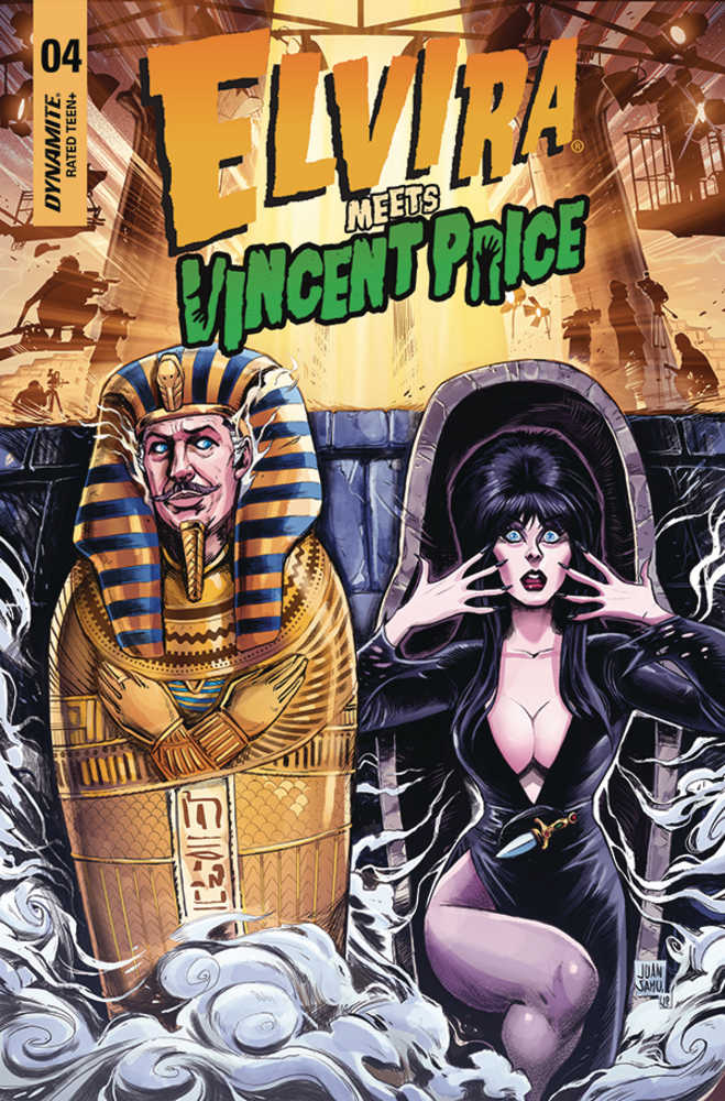 Elvira Meets Vincent Price #4 Cover B Samu | Dragon's Lair Comics and Fantasy Houston TX