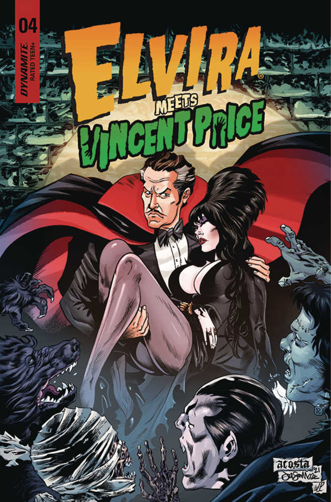 Elvira Meets Vincent Price #4 Cover A Acosta | Dragon's Lair Comics and Fantasy Houston TX