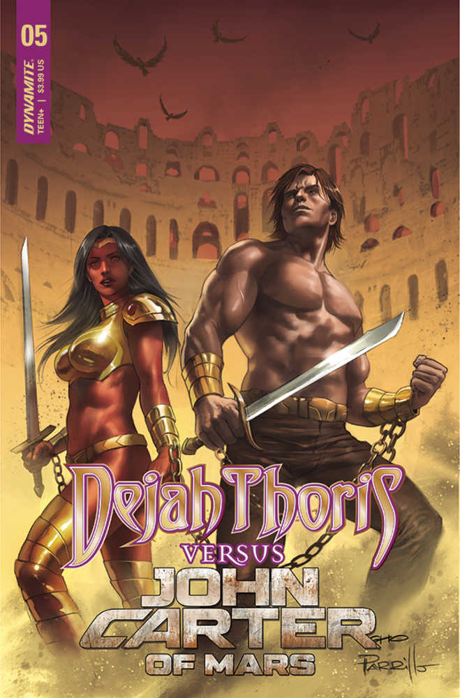 Dejah Thoris vs John Carter Of Mars #5 Cover A Parrillo | Dragon's Lair Comics and Fantasy Houston TX