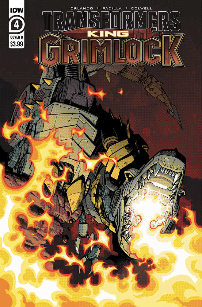 Transformers King Grimlock #4 (Of 5) Cover B Kyriazis | Dragon's Lair Comics and Fantasy Houston TX