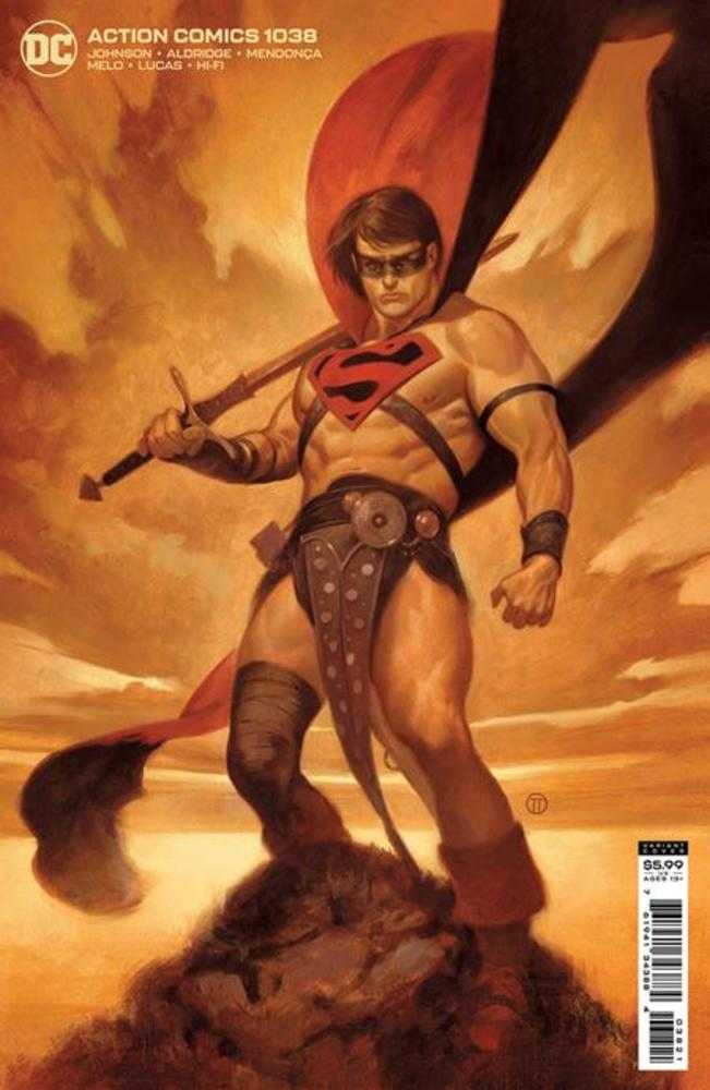 Action Comics #1038 Cover B Julian Totino Tedesco Card Stock Variant | Dragon's Lair Comics and Fantasy Houston TX