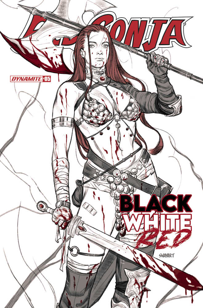 Red Sonja Black White Red #5 Cover B Sway | Dragon's Lair Comics and Fantasy Houston TX