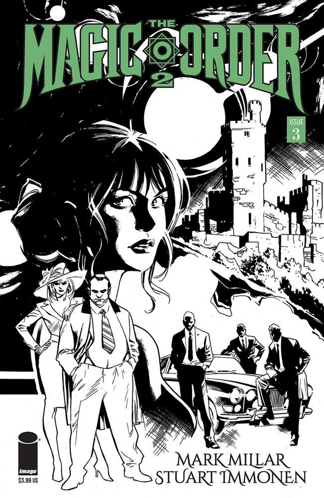 Magic Order 2 #3 (Of 6) Cover B Immonen Black & White (Mature) | Dragon's Lair Comics and Fantasy Houston TX