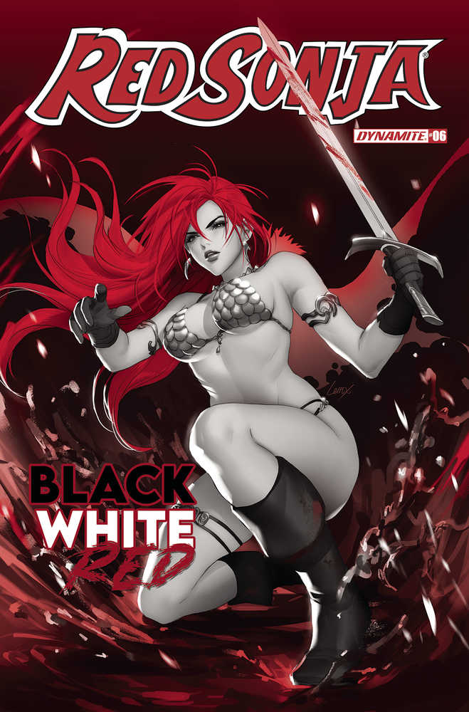 Red Sonja Black White Red #6 Cover B Li | Dragon's Lair Comics and Fantasy Houston TX