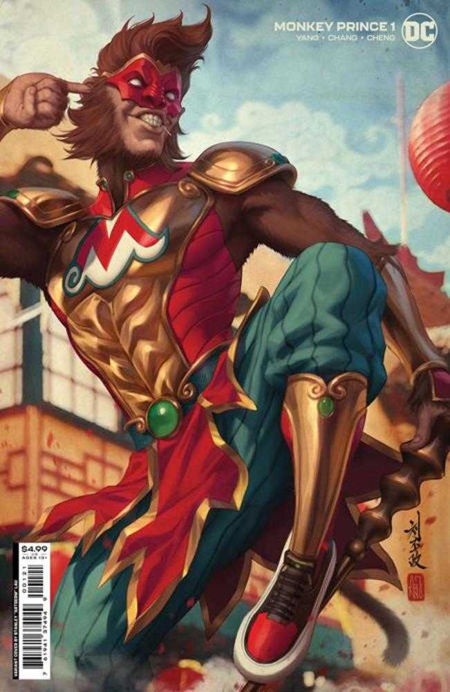 Monkey Prince #1 (Of 12) Cover B Stanley Artgerm Lau Card Stock Variant | Dragon's Lair Comics and Fantasy Houston TX