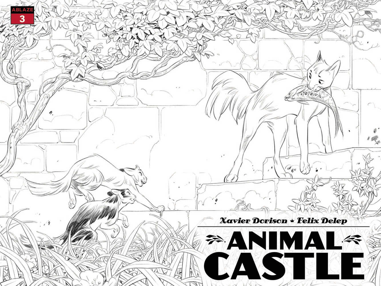 Animal Castle #3 Cover B Delep Miss B Wraparound (Mature) | Dragon's Lair Comics and Fantasy Houston TX