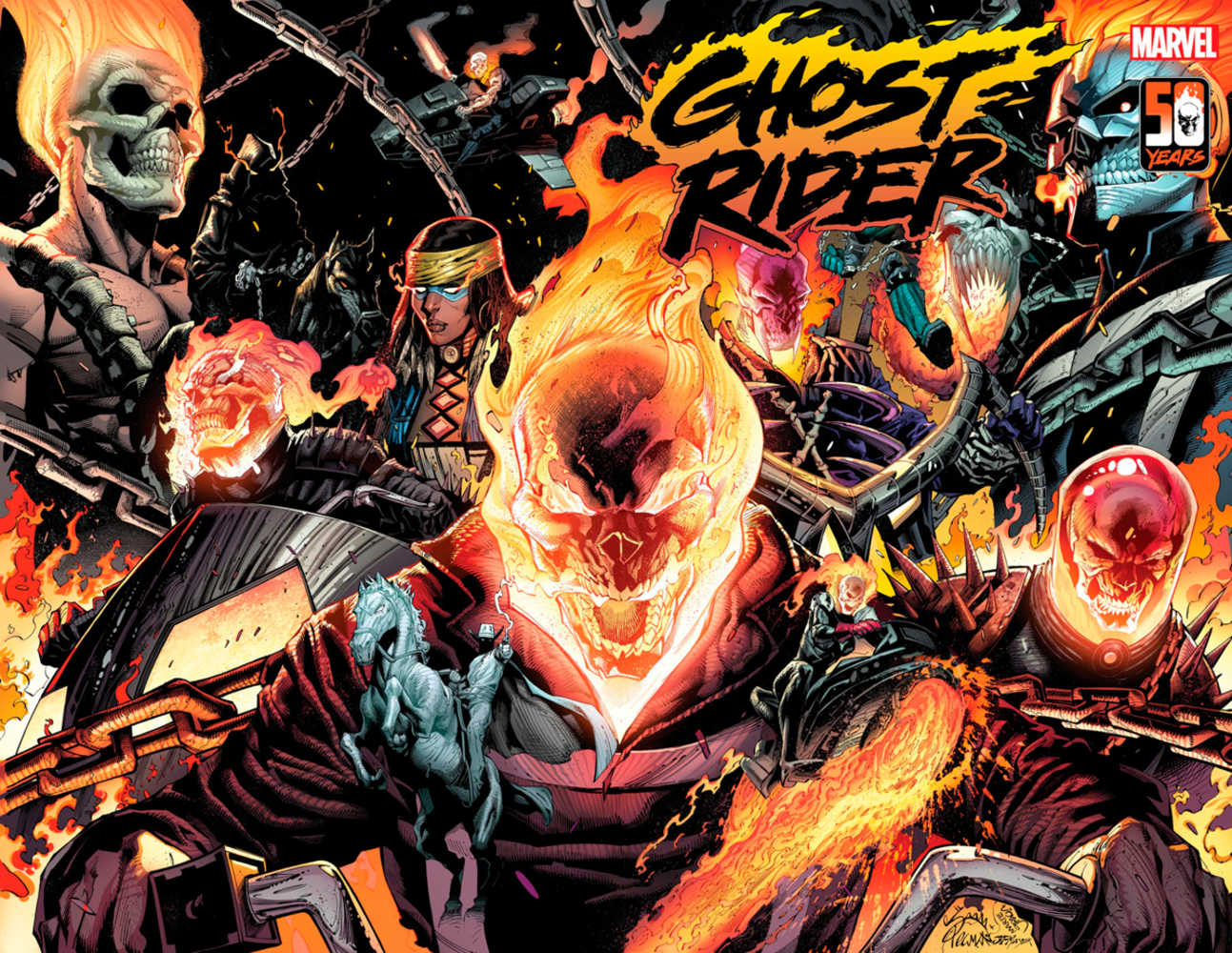 Ghost Rider #1 Stegman Wraparound Variant | Dragon's Lair Comics and Fantasy Houston TX