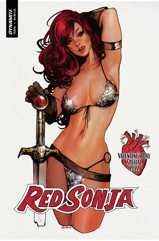 Red Sonja Valentines Sp Cover A Sozomaika | Dragon's Lair Comics and Fantasy Houston TX