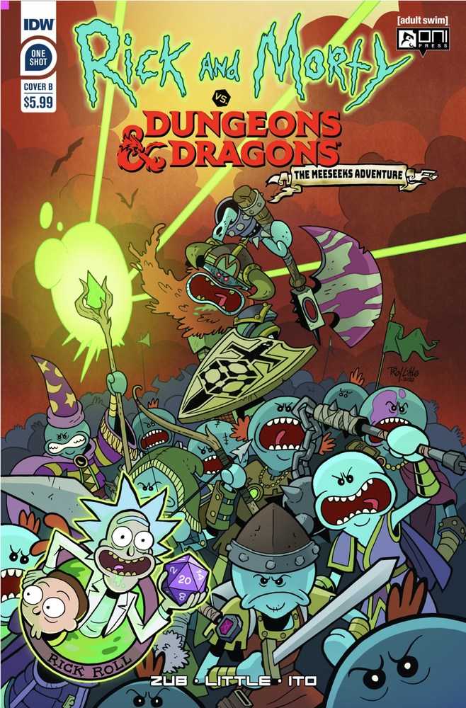 Rick & Morty vs Dungeons & Dragons Meeseeks Cover B Little | Dragon's Lair Comics and Fantasy Houston TX