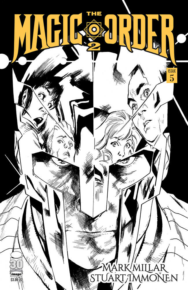 Magic Order 2 #5 (Of 6) Cover B Immonen Black & White (Mature) | Dragon's Lair Comics and Fantasy Houston TX