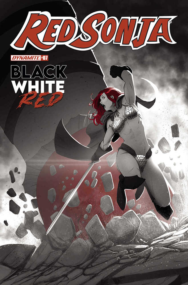 Red Sonja Black White Red #7 Cover C Bob Q | Dragon's Lair Comics and Fantasy Houston TX