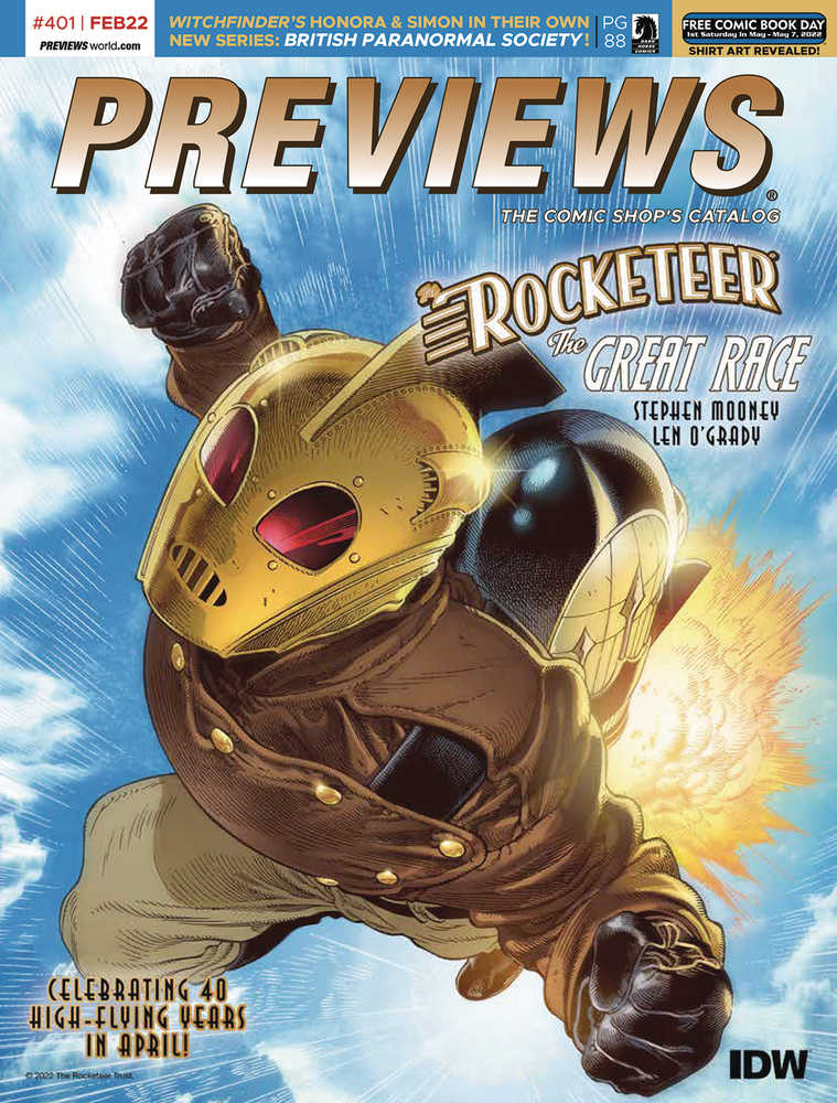 Previews #401 February 2022 | Dragon's Lair Comics and Fantasy Houston TX