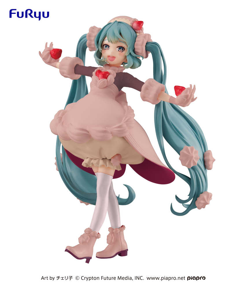 Hatsune Miku Strawberry Chocolate Short Sweet Sweets Figure | Dragon's Lair Comics and Fantasy Houston TX