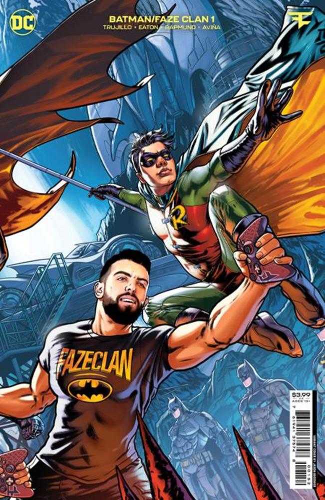 Batman Faze Clan #1 (One Shot) Cover E Jason Badower Connecting 4 Robin Variant | Dragon's Lair Comics and Fantasy Houston TX