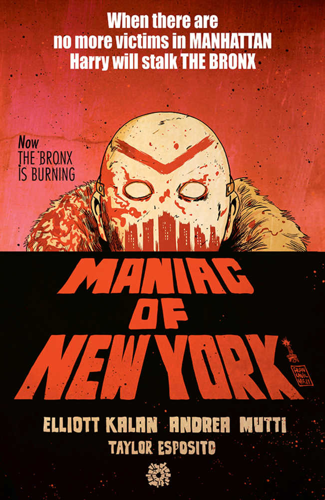 Maniac Of New York Bronx Burning #4 Cover B Francavilla Variant | Dragon's Lair Comics and Fantasy Houston TX