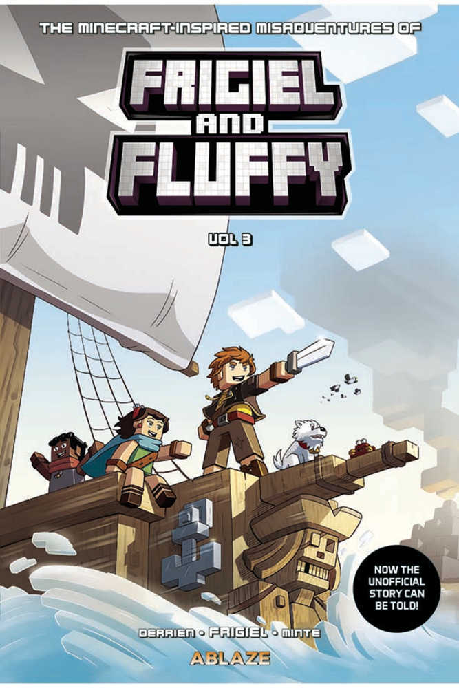 Minecraft Inspired Misadv Frigiel & Fluffy Hardcover Volume 03 | Dragon's Lair Comics and Fantasy Houston TX