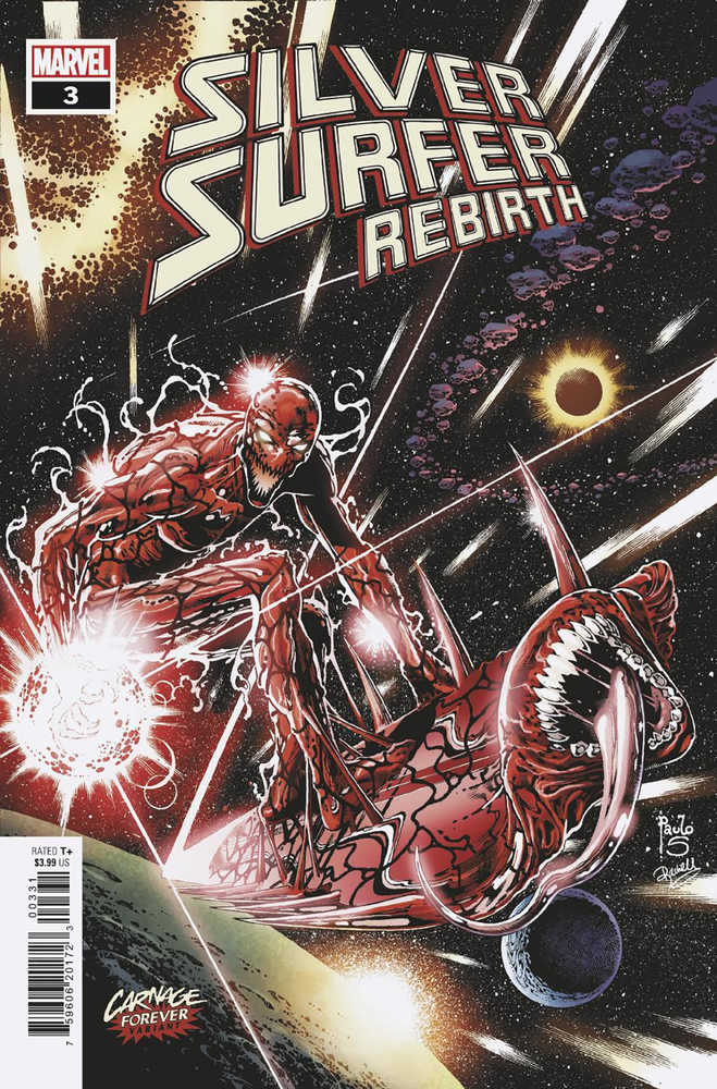 Silver Surfer Rebirth #3 (Of 5) Siquera Carnage Forever Variant | Dragon's Lair Comics and Fantasy Houston TX