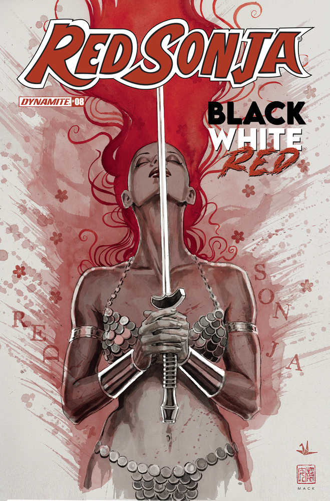 Red Sonja Black White Red #8 Cover A Mack | Dragon's Lair Comics and Fantasy Houston TX