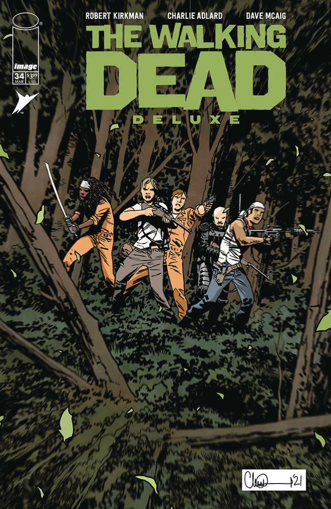 Walking Dead Deluxe #34 Cover D Adlard (Mature) | Dragon's Lair Comics and Fantasy Houston TX