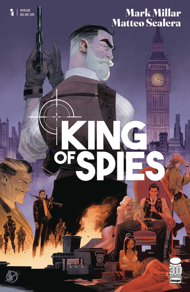 King Of Spies #4 (Of 4) Cover A Scalera (Mature) | Dragon's Lair Comics and Fantasy Houston TX