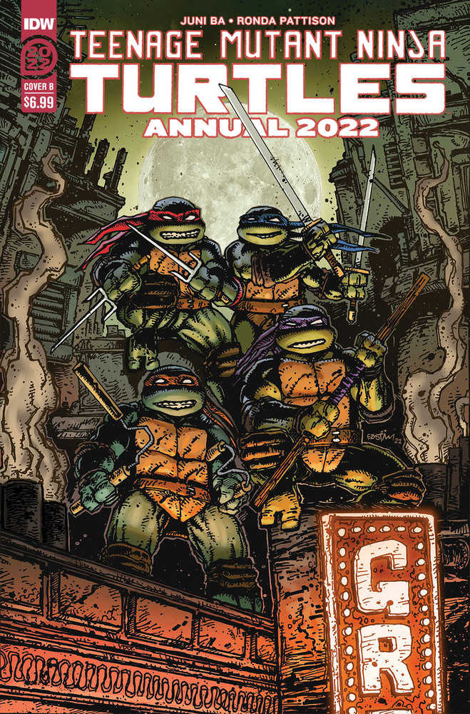 Teenage Mutant Ninja Turtles Annual 2022 Cover B Eastman | Dragon's Lair Comics and Fantasy Houston TX