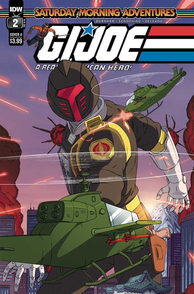 G.I. Joe Rah Saturday Morning Adventure #2 (Of 4) Cover A Schoening | Dragon's Lair Comics and Fantasy Houston TX