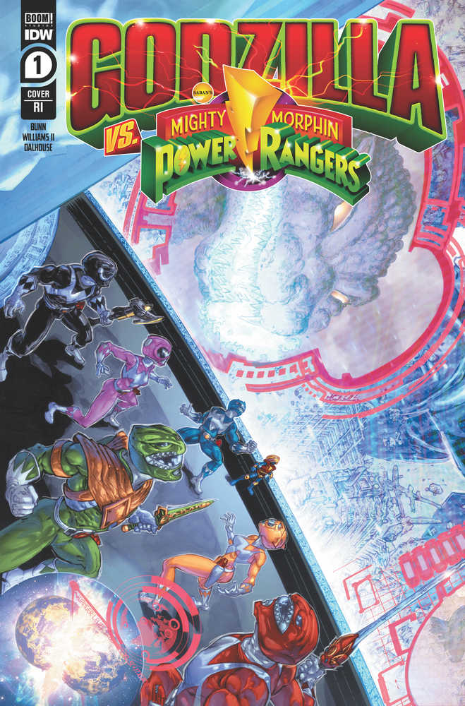 Godzilla vs Mmpr #1 (Of 5) Cover C 10 Copy Variant Edition Williams II (N | Dragon's Lair Comics and Fantasy Houston TX