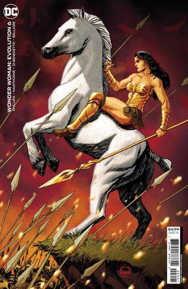 Wonder Woman Evolution #6 (Of 8) Cover B Dave Johnson Card Stock Variant | Dragon's Lair Comics and Fantasy Houston TX