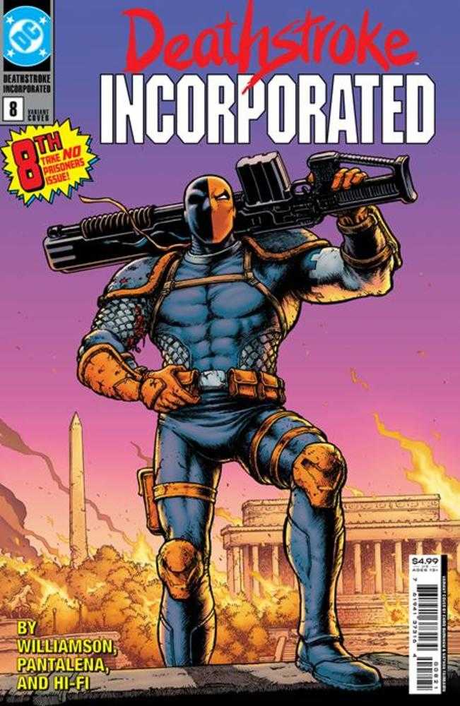 Deathstroke Inc #8 Cover B Chris Burnham Card Stock Variant (Shadow War) | Dragon's Lair Comics and Fantasy Houston TX