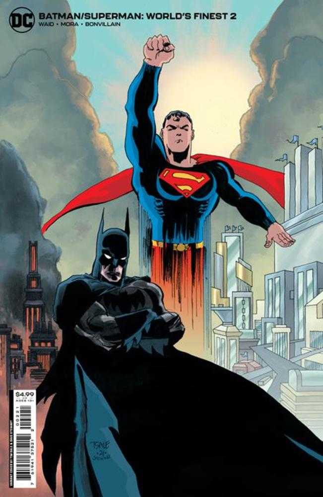 Batman Superman Worlds Finest #2 Cover B Tim Sale Card Stock Variant | Dragon's Lair Comics and Fantasy Houston TX