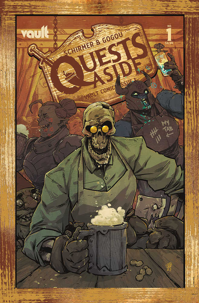 Quests Aside #1 Cover B Dialynas | Dragon's Lair Comics and Fantasy Houston TX