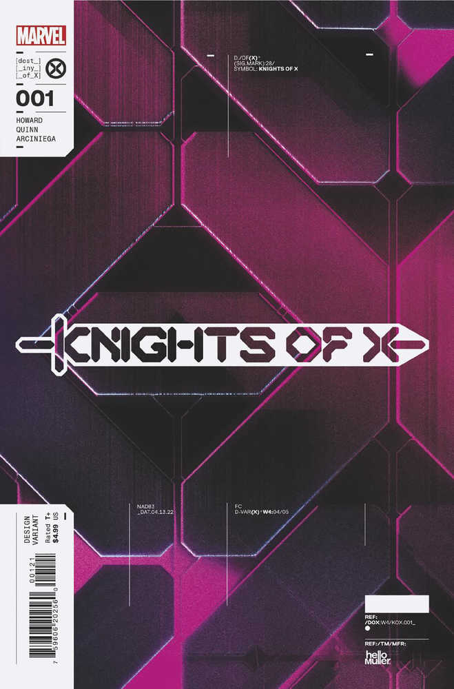 Knights Of X #1 Muller Design Variant | Dragon's Lair Comics and Fantasy Houston TX