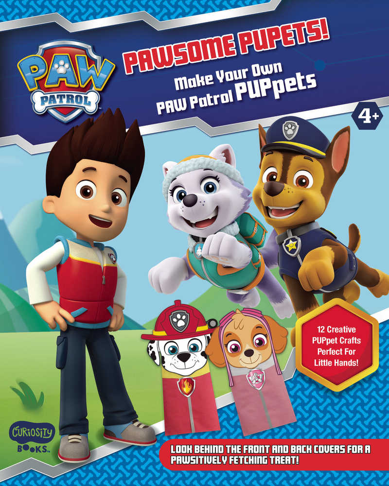 Pawsome Puppets Make Your Own Paw Patrol Puppets Softcover | Dragon's Lair Comics and Fantasy Houston TX