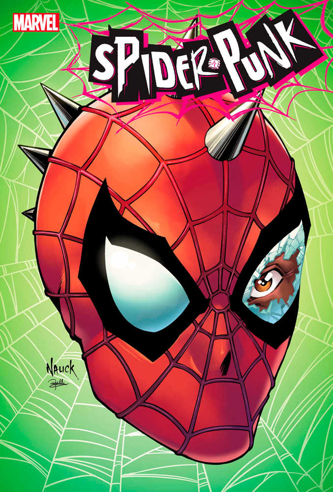 Spider-Punk #1 (Of 5) Nauck Headshot Variant | Dragon's Lair Comics and Fantasy Houston TX