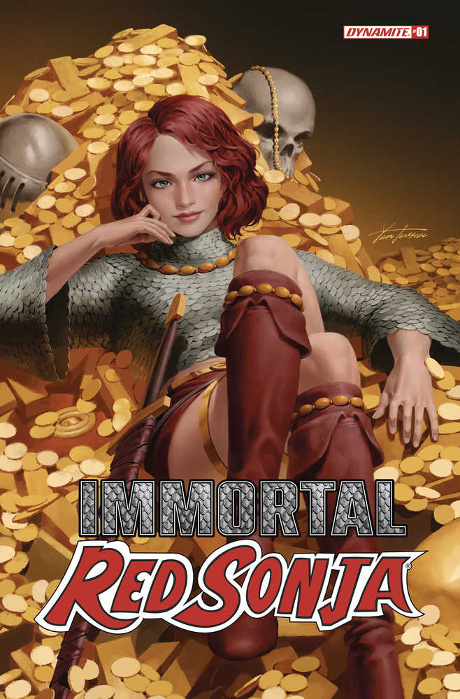 Immortal Red Sonja #1 Cover B Yoon | Dragon's Lair Comics and Fantasy Houston TX