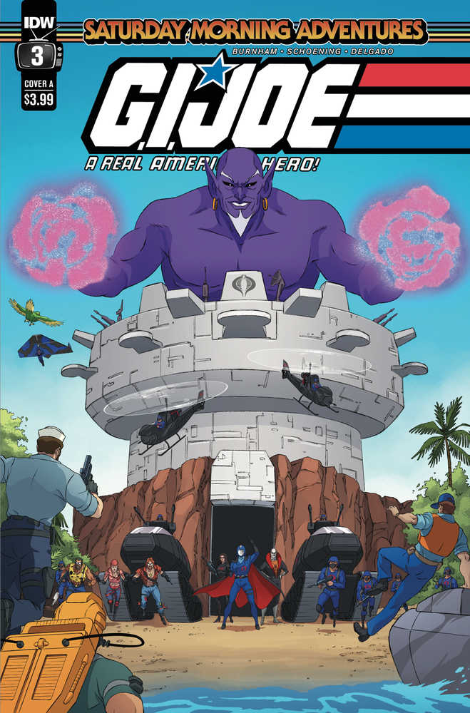 G.I. Joe Rah Saturday Morning Adventure #3 (Of 4) Cover A Schoening | Dragon's Lair Comics and Fantasy Houston TX